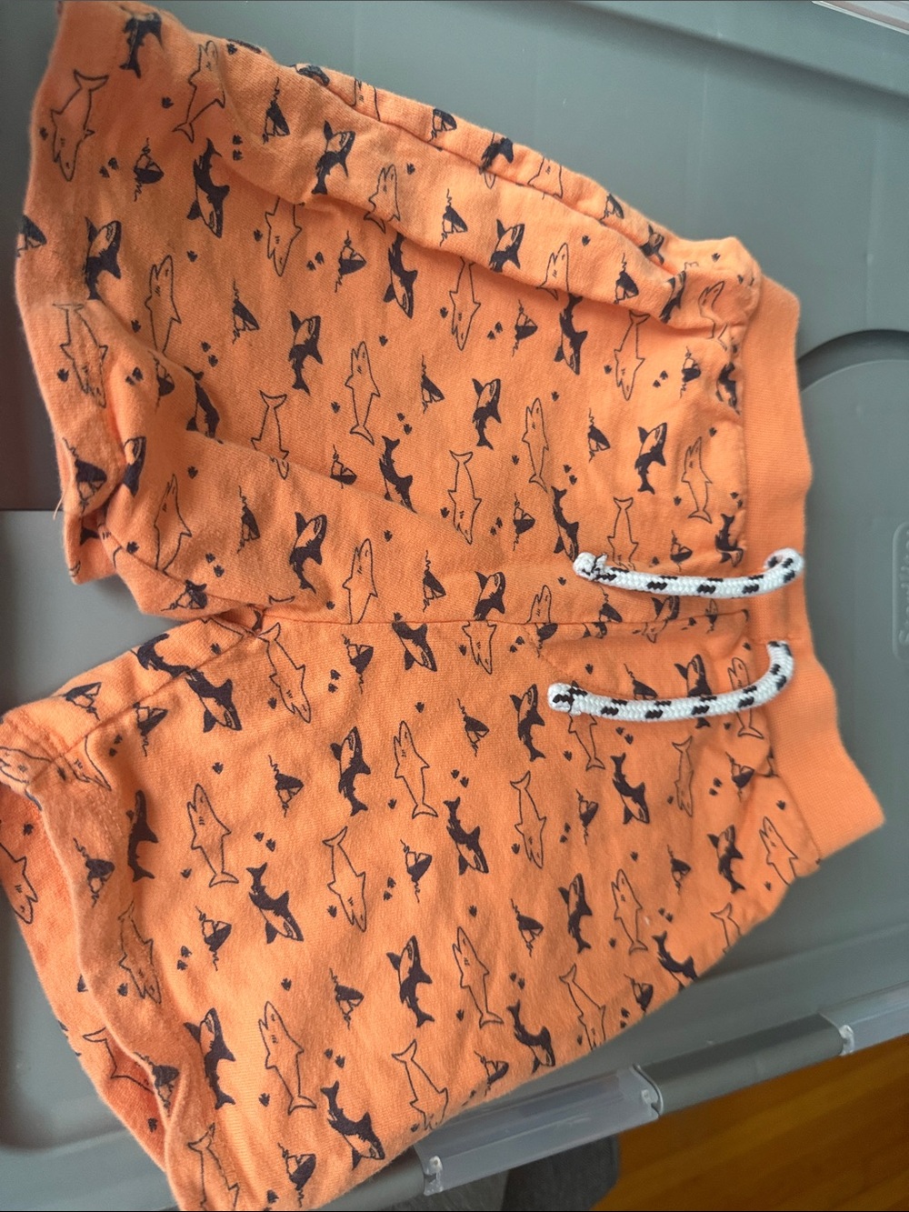 Primark Orange Baby Tee with Printed Care Tag